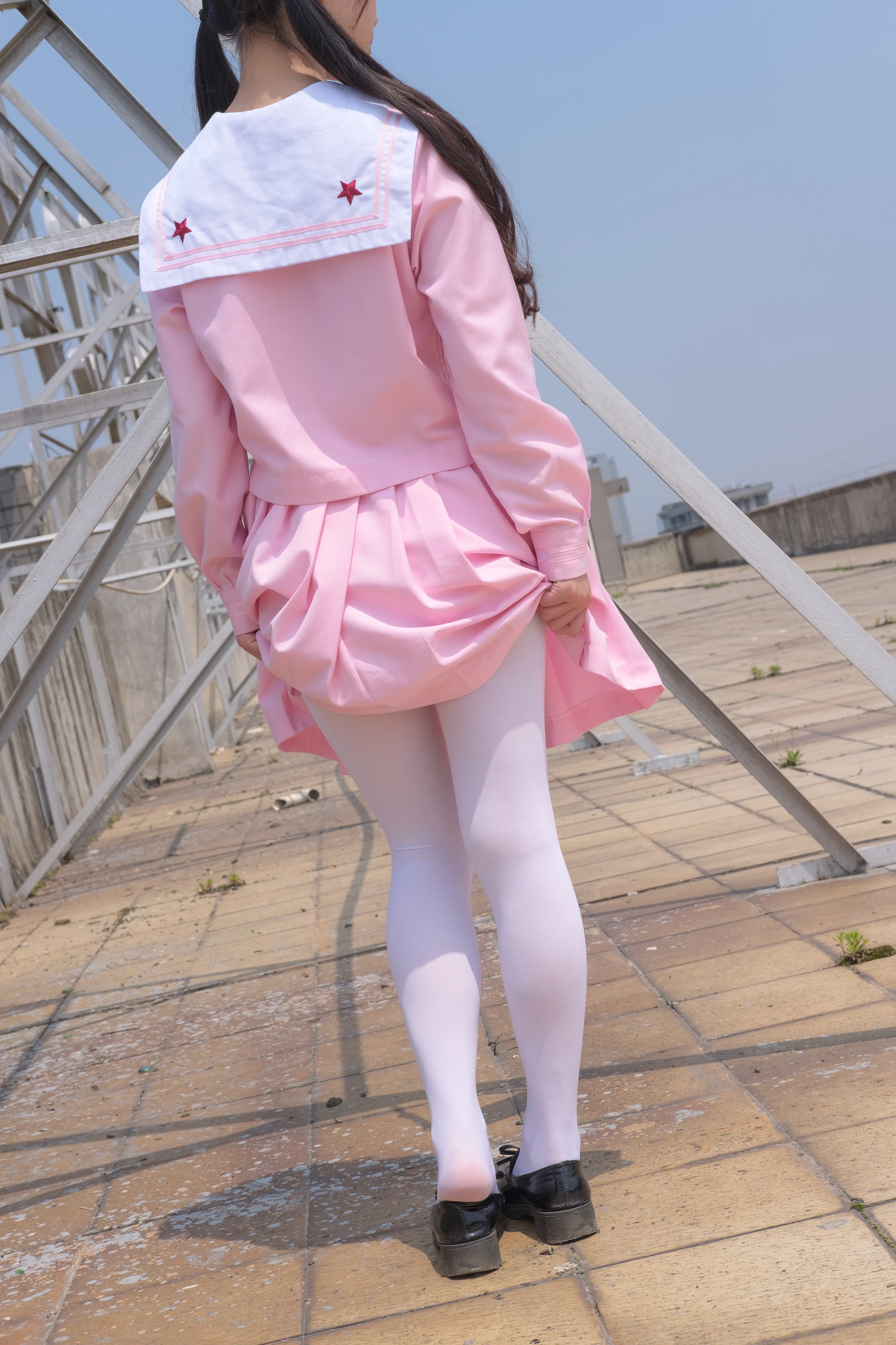 森萝财团 [X-026] JK粉色校服白丝 [113P 1V]插图3